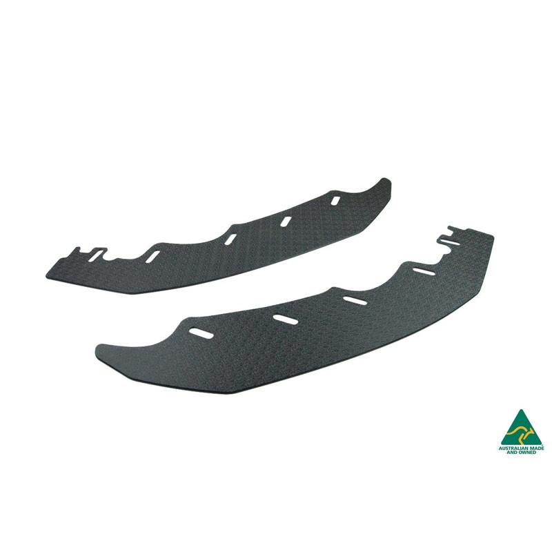 Flow Designs Mk7 Golf R Wagon Front Lip Splitter Extensions (Pair)