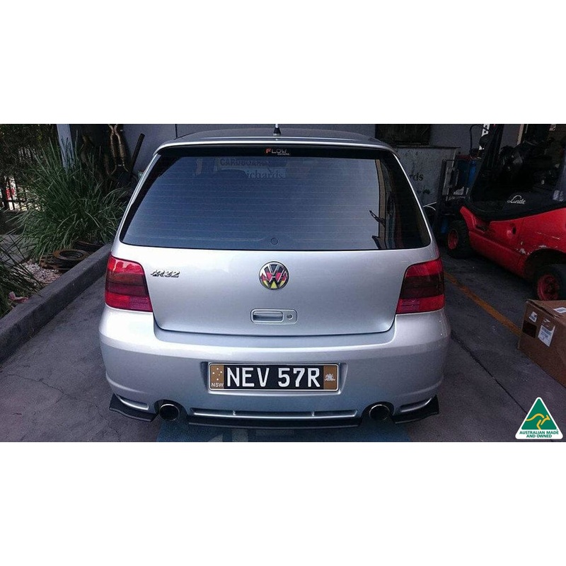 Flow Designs MK4 Golf R32 Rear Valance Kit (3 Piece)