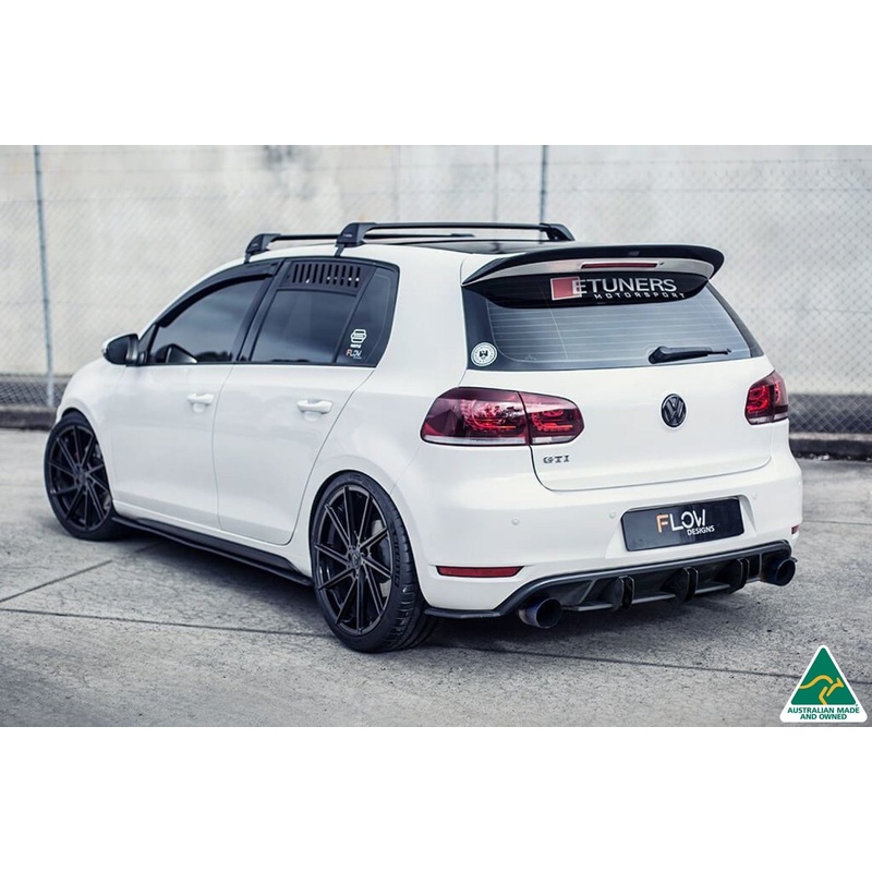 Flow Designs MK6 Golf GTI Flow-Lock Rear Diffuser