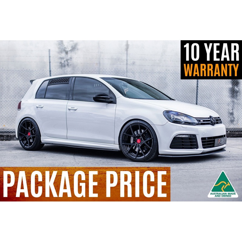 Flow Designs MK6 Golf R Full Lip Splitter Set WITHOUT Accessories