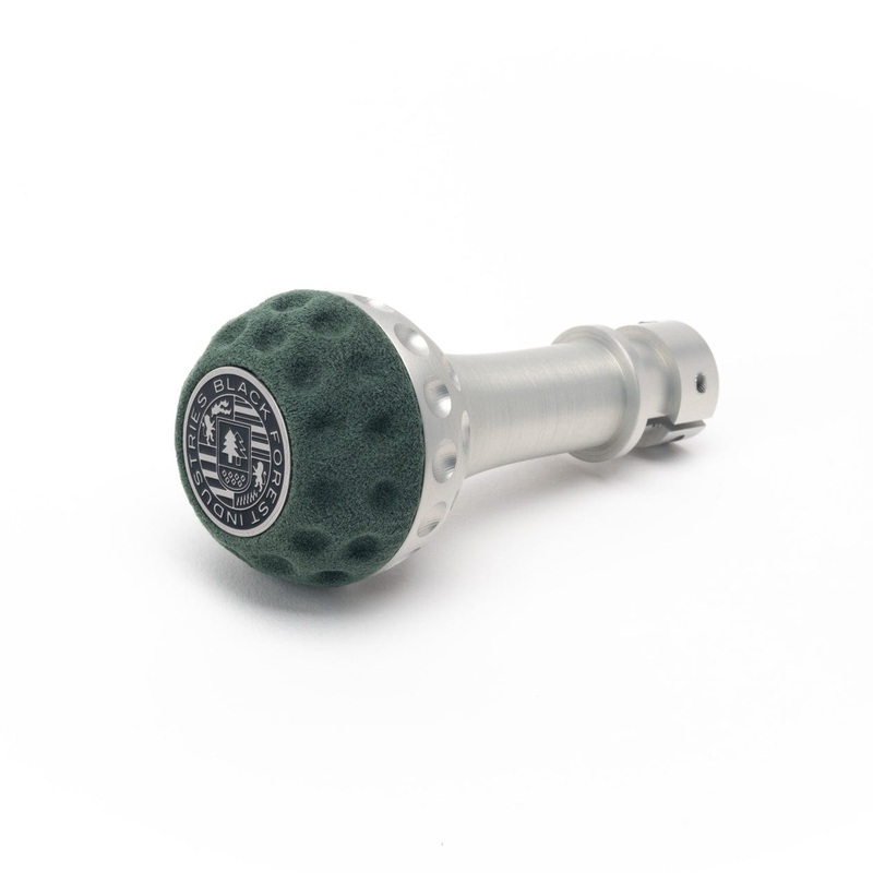 BFI GS2 Heavy Weight Shift Knob – Emerald Green Alcantara (MINI Fitment)