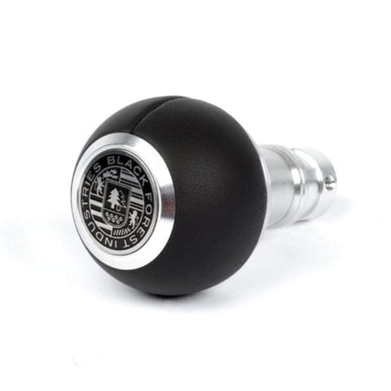 BFI Heavy Weight Shift Knob – GS2 – Black Nappa Leather – Machined Finish – 924-944/951