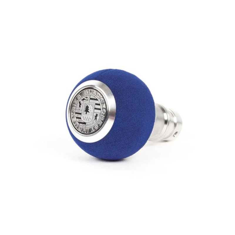 BFI Heavy Weight Shift Knob – GS2 – Blue Alcantara – Machined Finish – 924-944/951