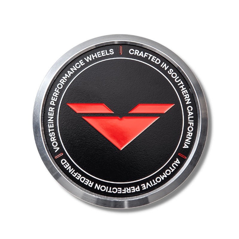 Vorsteiner Black Center Caps Disc (Stainless Steel Disc + Aluminum Alloy Base)