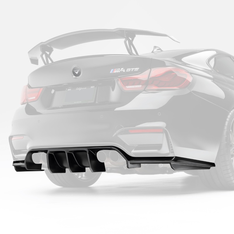 Vorsteiner BMW F8X M3/M4 VRS GTS Aero Rear Diffuser Carbon Fiber PP 1×1 Glossy