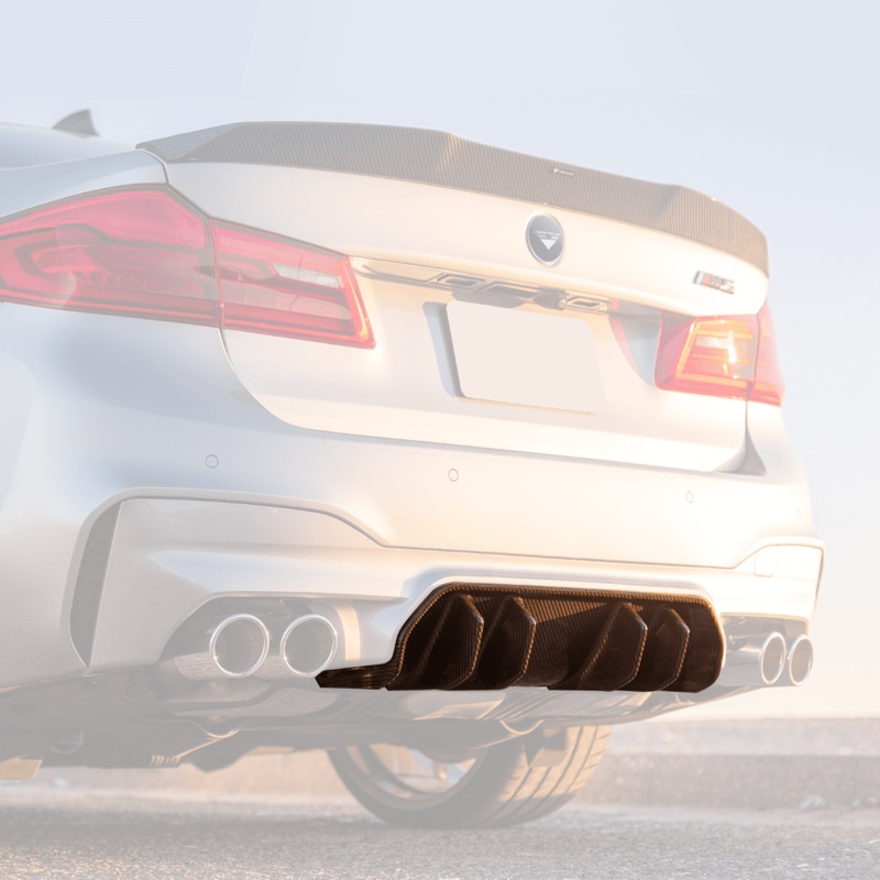 Vorsteiner BMW F9X M8 VRS Aero Rear Diffuser Carbon Fiber PP 2×2 Glossy