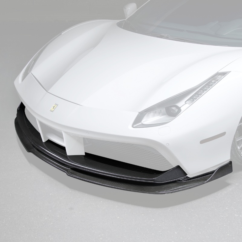 Vorsteiner Ferrari 488 Aero Front Spoiler Carbon Fiber PP 1×1 Glossy