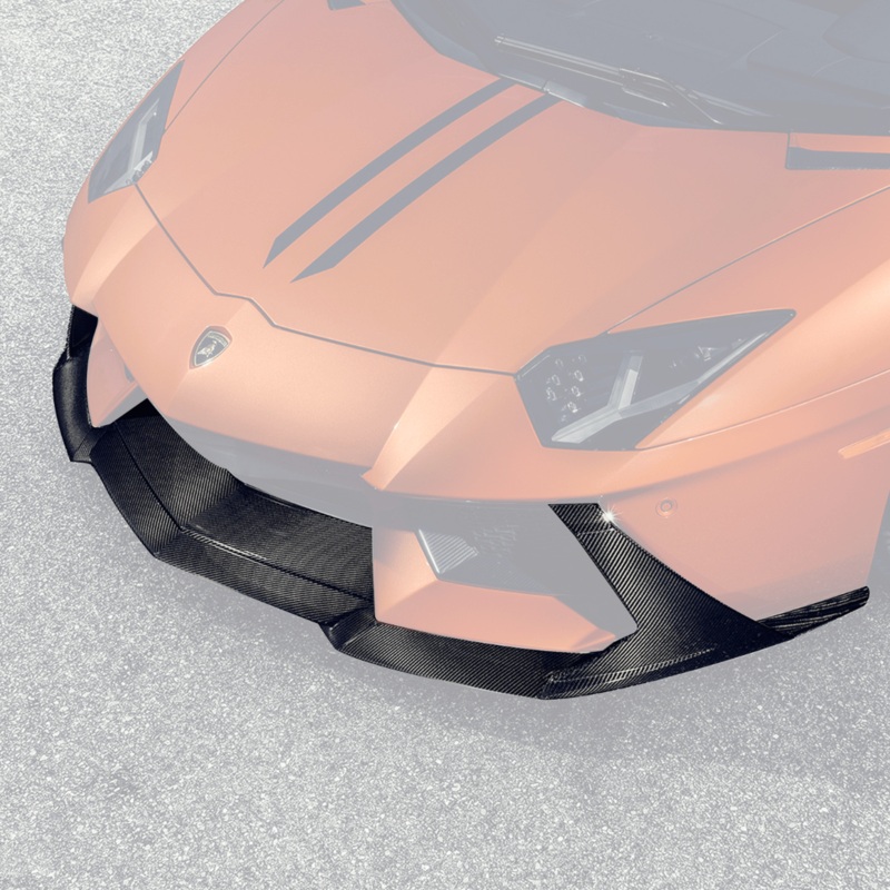Vorsteiner Lamborghini Aventador Zaragoza Edizione Aero Front Spoiler Carbon Fiber PP 2×2 Glossy