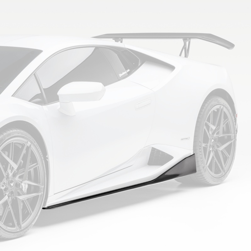 Vorsteiner Lamborghini Huracan Mondiale Edizione Aero Side Blade Carbon Fiber PP 2×2 Glossy