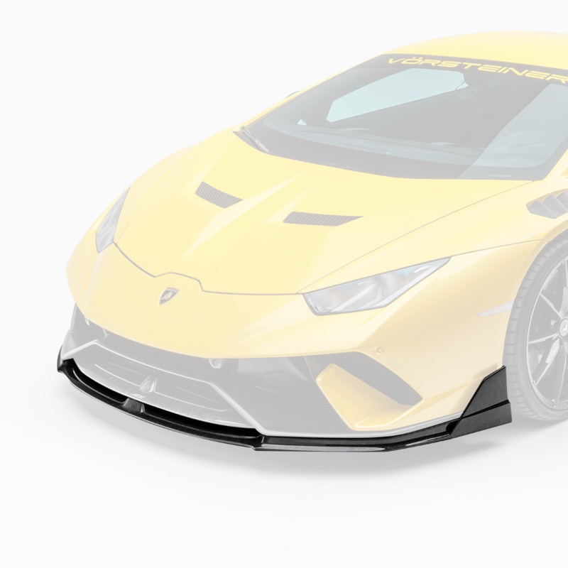 Vorsteiner Lamborghini Huracan Vincenzo Edizione Aero Front Spoiler Carbon Matrix PP Glossy