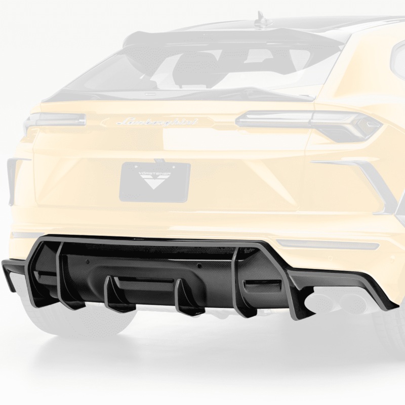 Vorsteiner Lamborghini Urus Rampante Edizione Aero Rear Diffuser Carbon Fiber PP 2×2 Glossy