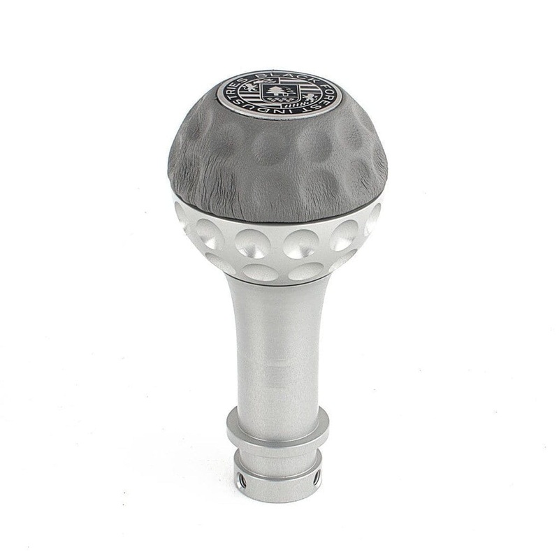 BFI GSB Heavy Weight Shift Knob – Graphite Gray Nappa Leather (VW/Audi Auto/DSG Fitment)