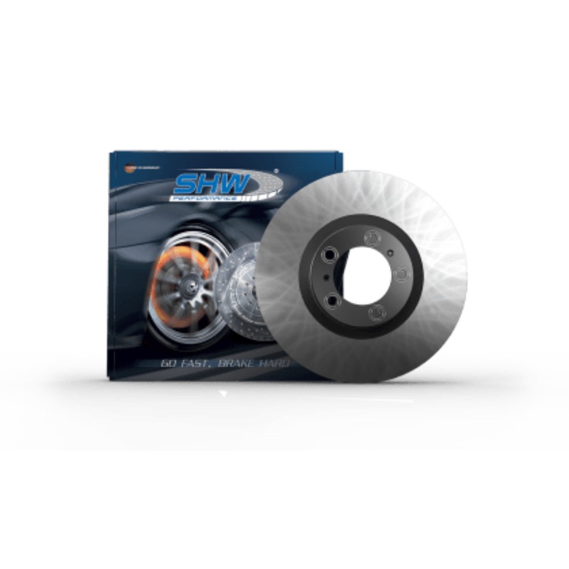 SHW Performance 93-95 Porsche 928 GTS 5.4L Left Front Smooth Monobloc Brake Rotor (322x32mm)