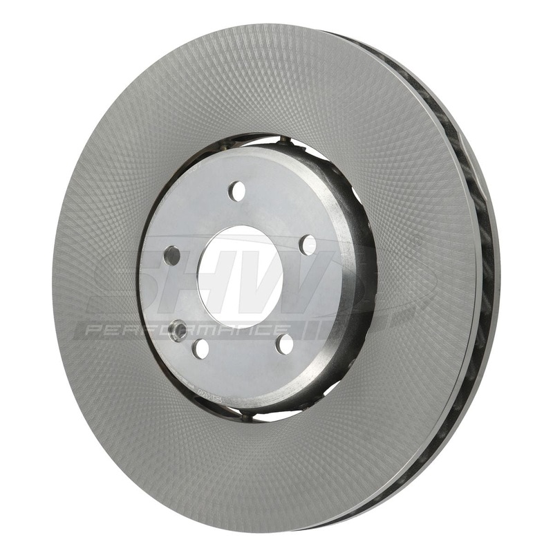 SHW Performance 98-00 Mercedes-Benz C43 AMG 4.3L Left Front Smooth Lightweight Brake Rotor (334x32mm)