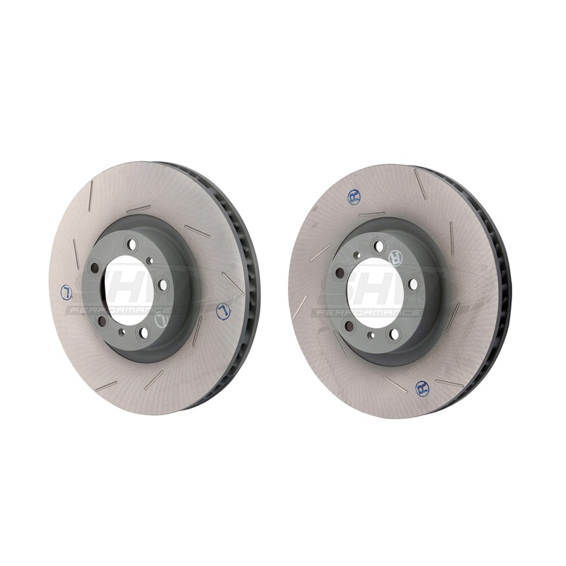SHW Performance Front Slotted Monobloc Brake Rotor Kit (360×36) – Porsche / 970 / Panamera