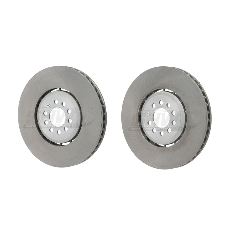 SHW Performance Front Smooth Lightweight Brake Rotor Kit (400×38) – Audi / C8 / S6 / S7 / D5 / A8 / S8