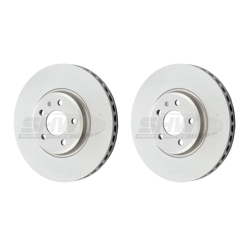 SHW Performance Front Smooth Monobloc Brake Rotor Kit (320×30) – Audi / B8 / A4 / A5 / Q5