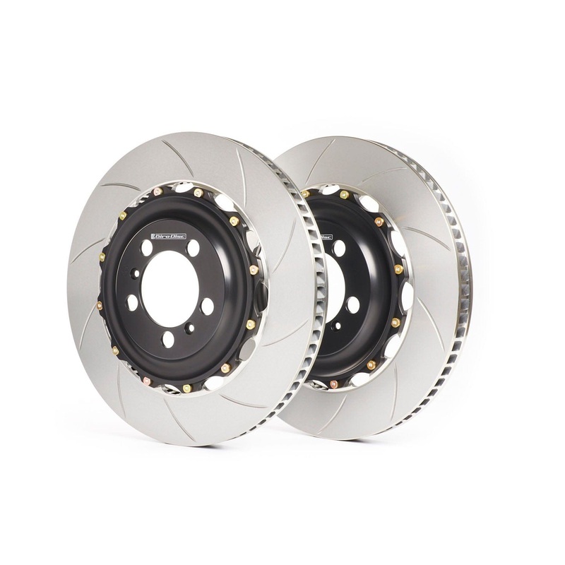 GiroDisc Porsche Cayman S / R (987) w/ PCCB Slotted Rear Rotors