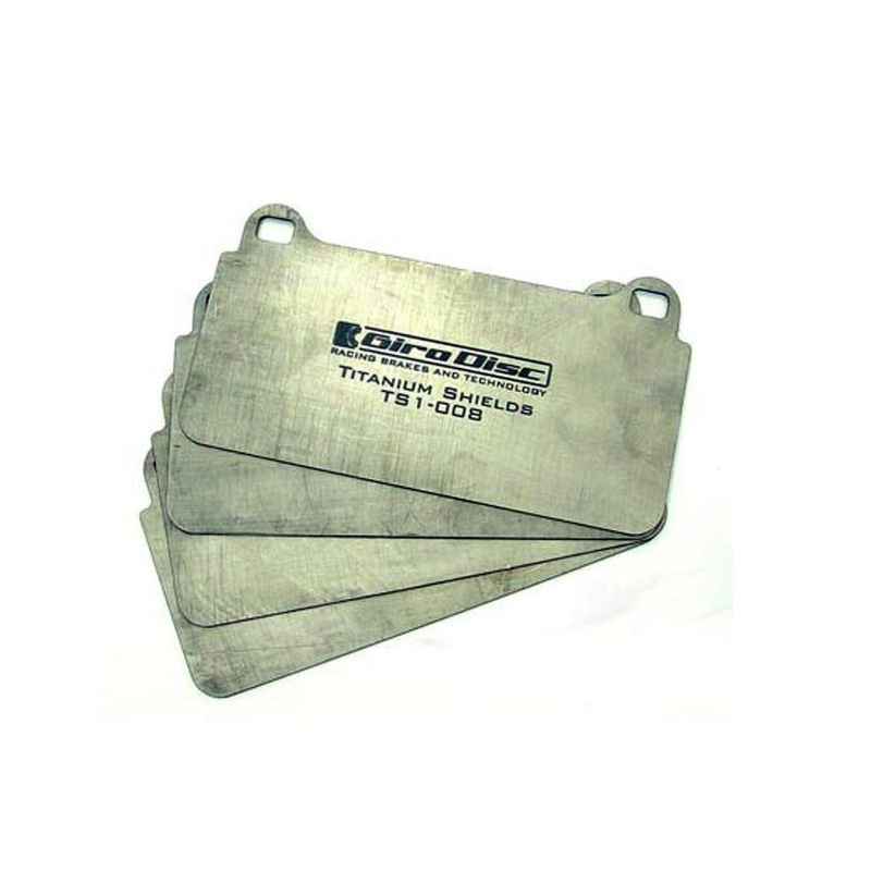 GiroDisc StopTech ST40 Caliper Titanium Pad Shields