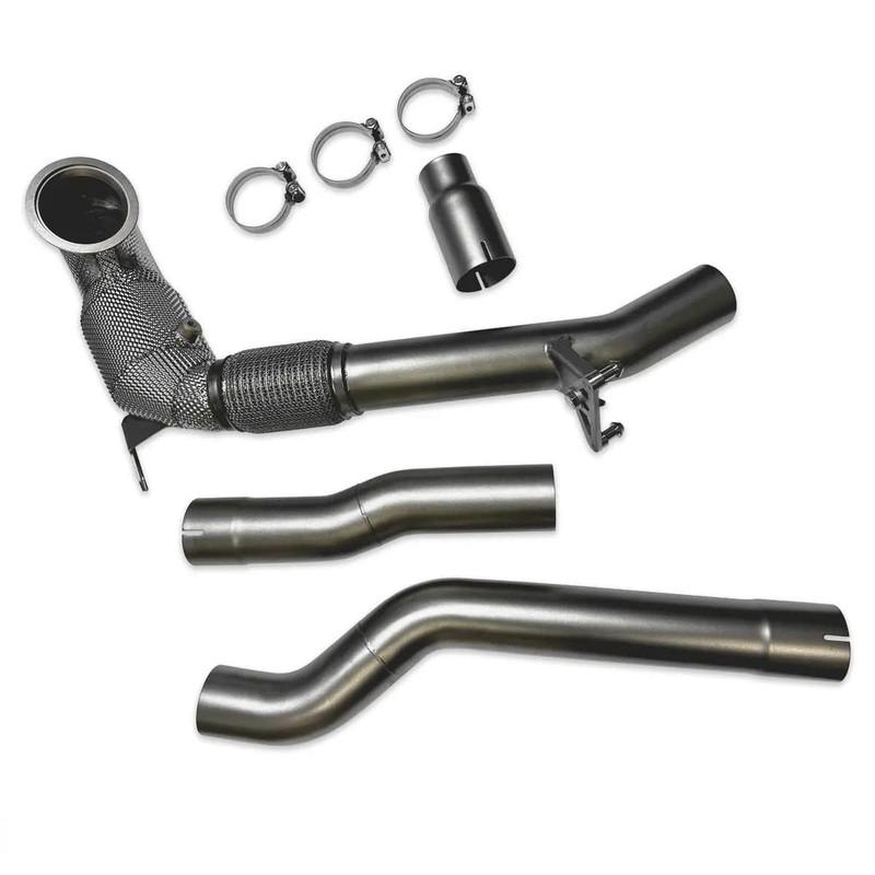 034Motorsport Stainless Steel Racing Downpipe – VW / Audi / Mk8 / R / 8Y / S3