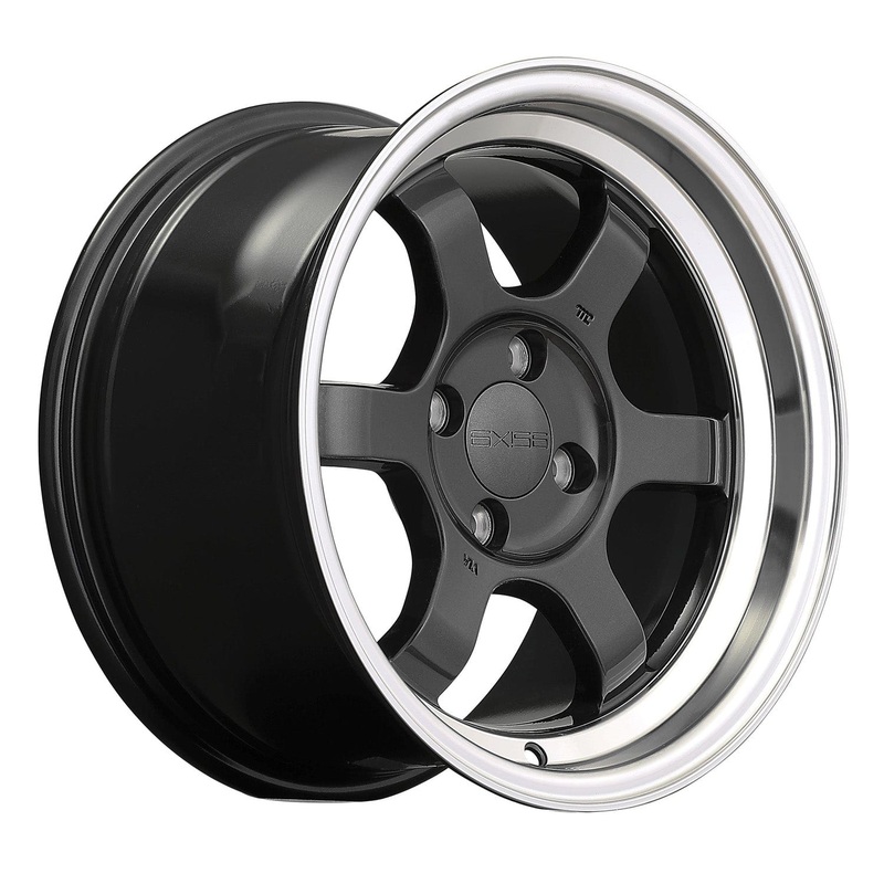 9six9 SIX-1 Deep 15″ 4×100 Carbon Grey / Machined Lip