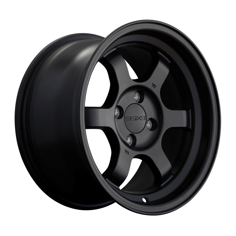 9six9 SIX-1 Deep 15″ 4×100 Matte Black