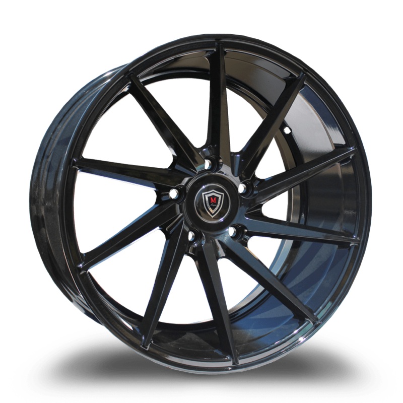 Marquee Wheels M8135F 18″ 5×120 Black / Glossy Black