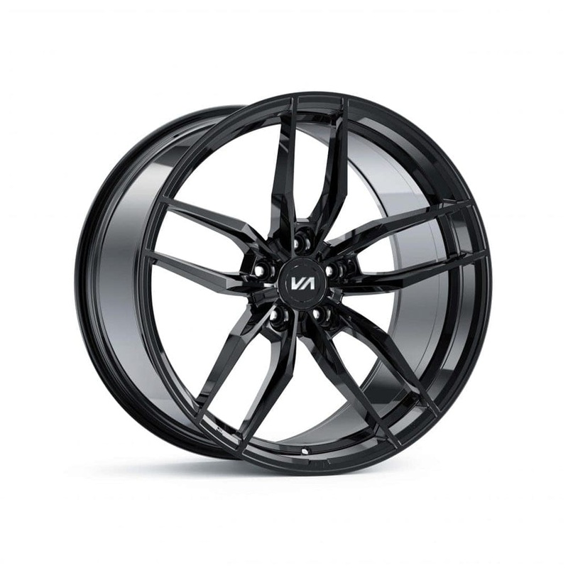 Variant Wheels Krypton 20″ Custom Drill Super Black Chrome