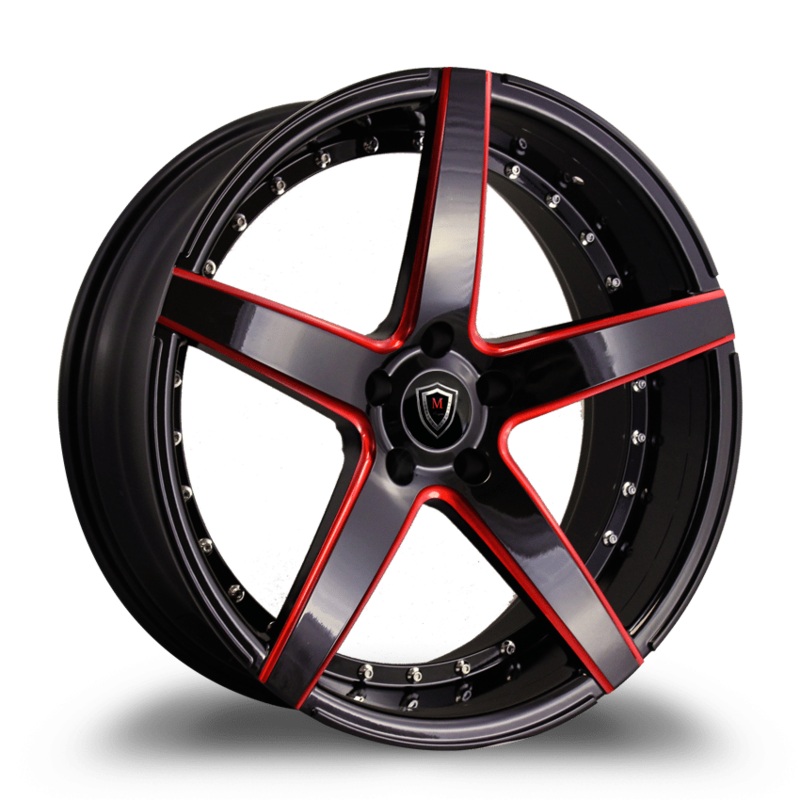 Marquee Wheels M3226 20″ 5×120 Black / Red