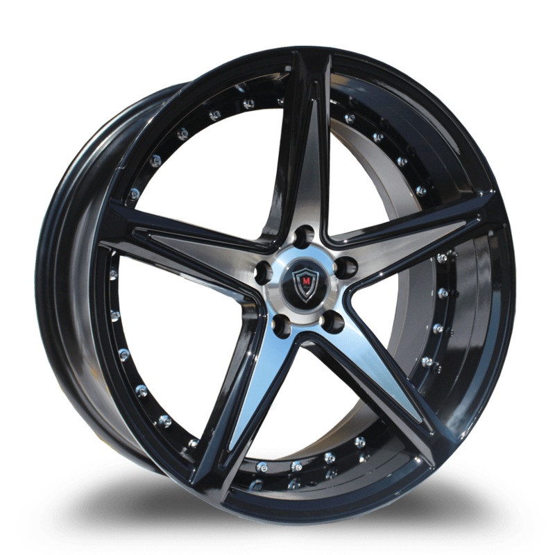 Marquee Wheels M3248 20″ 5×115 Black / Machined