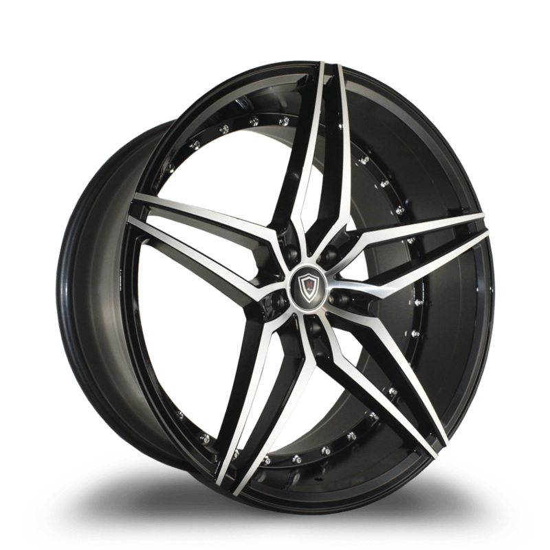 Marquee Wheels M3259 20″ 5×112 Black / Machined