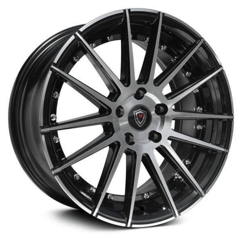 Marquee Wheels M8150 18″ 5×114.3 Black / Machined