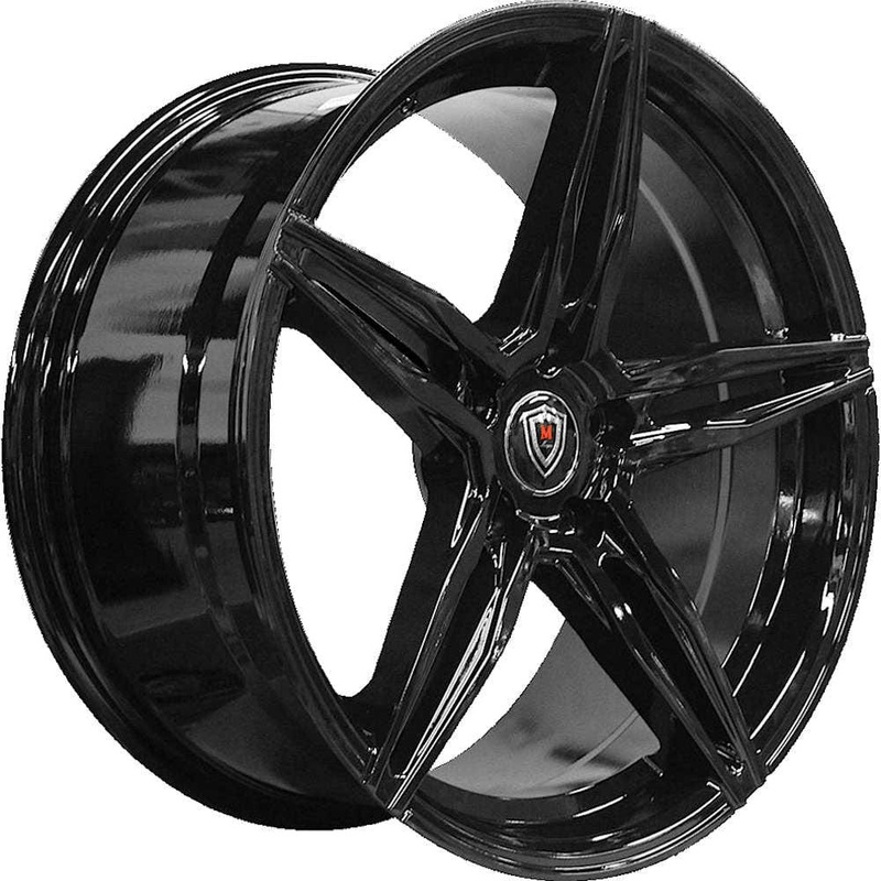 Marquee Wheels M8888 18″ 5×115 Black / Glossy Black