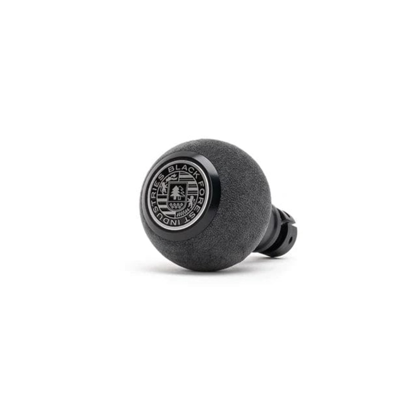 BFI GS2 Heavy Weight Shift Knob – BMW Auto – Style 1 – Charcoal Black Alcantara / Black Anodized