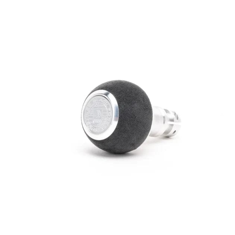 BFI GS2 Heavy Weight Shift Knob – BMW Auto – Style 1 – Charcoal Black Alcantara / Machined Finish