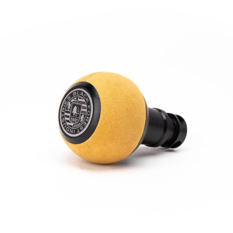 BFI GS2 Heavy Weight Shift Knob – BMW Manual – Caramel Alcantara / Black Anodized