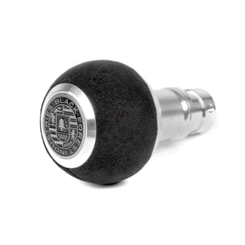 BFI GS2 Heavy Weight Shift Knob – BMW Manual – Charcoal Black Alcantara / Machined Finish