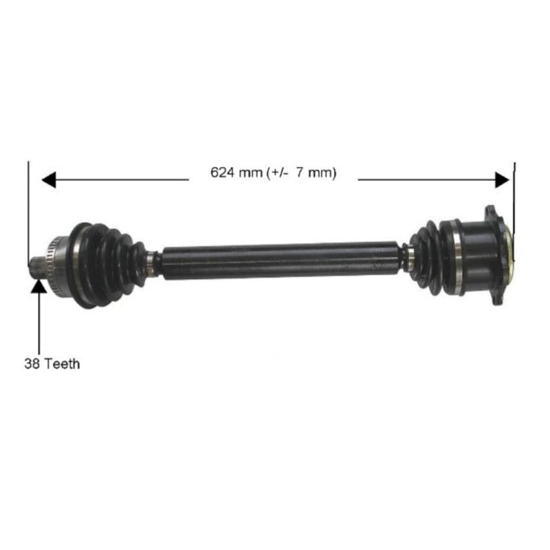 Axle Assembly (Front Right) – VW/Audi / 2.8L V6 / FWD / B5 / Passat / A5