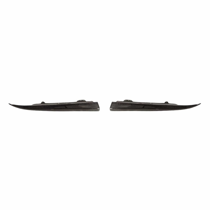 Suvneer W211 AMG Carbon Fiber Rear Bumper Side Splitters