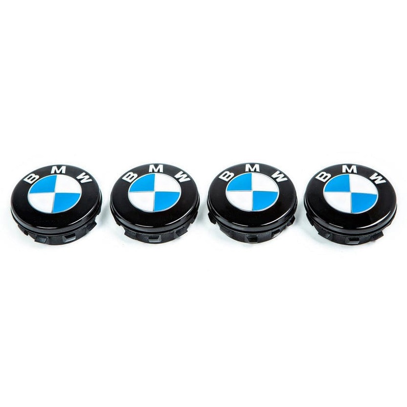 IND Gloss Black Floating Wheel Center Cap Set – 68mm