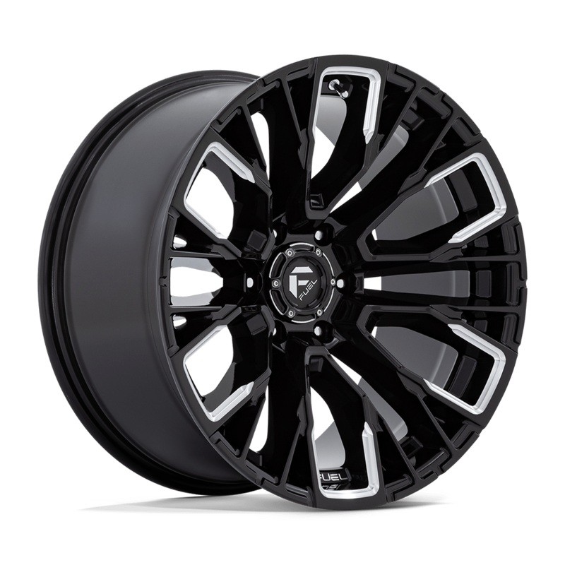 Fuel Wheels D849 Rebar 17″ 6×135 Gloss Black Milled