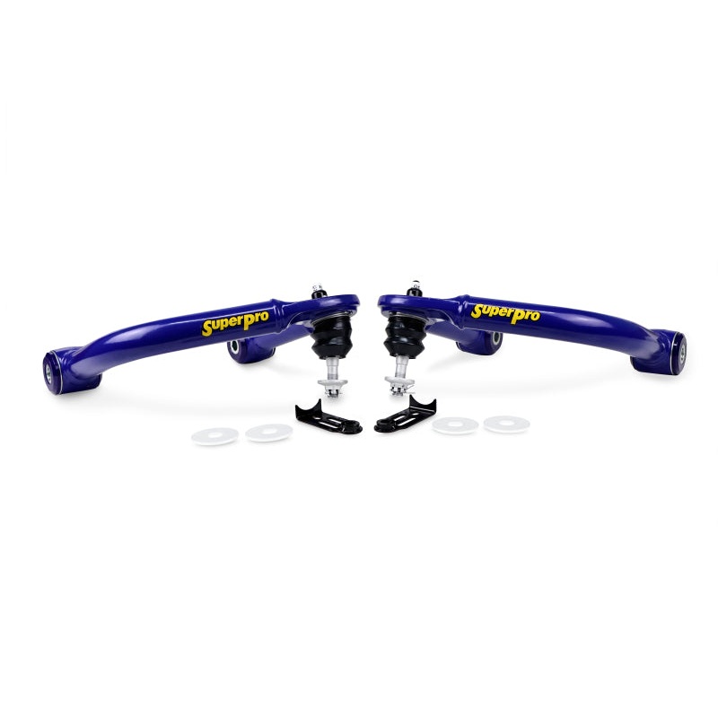 SuperPro 22-23 Toyota Tundra Fixed Offset Front Upper Control Arm Set